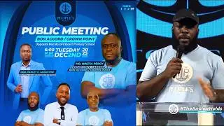 Tobago People&rsquo;s Party (TPP) BON ACCORD / CROWNPOINT Public Meeting