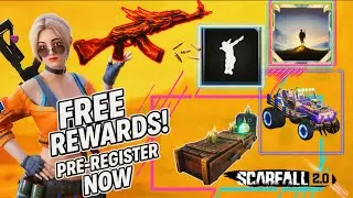 Don&rsquo;t Miss Scarfall 2.0 Rewards! 🤑 Pre- registration #scarfall #battleroyalegame