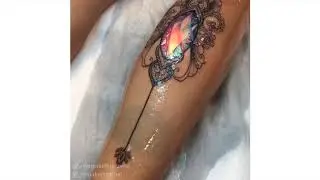 Shiny Crystal Tattoos by Jenna Kerr (and Collaborations with Ryan 