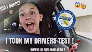 taking my drivers test! *STRESSFUL* | vlog & storytime