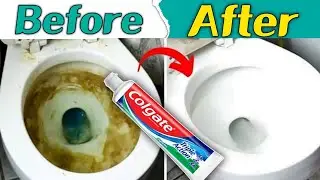 I put toothpaste in the toilet tank and was shocked by the result #lifehacks #tricks #tips