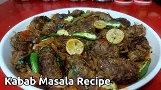 Kabab Masala Recipe|Fried kebab recipe|Cooking class for beginners. #foodandtaste #kababmasalarecipe