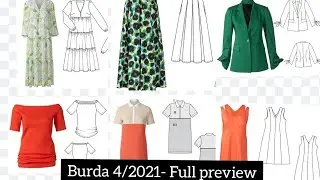 Burda style 4/2021 , full preview 👌🏼