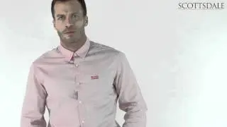 Hugo Boss Buster Dress Shirt Open Red Shirt