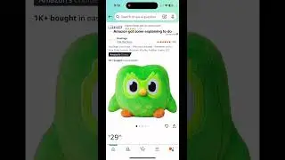 Amazon got some explaining to do!!! #duolingo #plush #plushies #languagelearning #werid #why