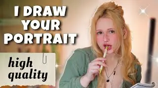 [ASMR ROLEPLAY]  Cute Girlfriend Sketching Your Face ✏️ Pencil & Marker Sounds, Personal Attention 💤