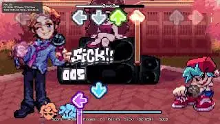 Playing Friday Night Funkin (Senpai E-mix) like Guitar Hero (On a Controller) because i'm bored :3