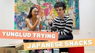 YUNGBLUD TRIES JAPANESE SNACKS FOR THE FIRST TIME! | HILARIOUS REACTIONS & TASTE TEST