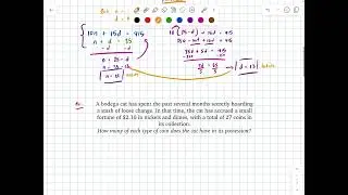 Algebra I Unit 5.10: Problem Solving w/ Systems (II)
