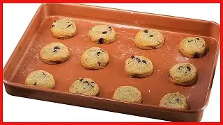 Gotham Steel Bakeware Nonstick Cookie Sheet XL Baking Tray Even Heat & Non-Warp Technolog