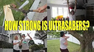 ULTIMATE ULTRASABERS DURABILITY TEST - How Strong Is an Ultrasabers Dueling Blade?