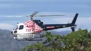 Microflite Fire bird 739 helicopter Take off