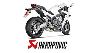 Honda CB650F/CBR650F Stock VS Akrapovic Exhaust Sound Comparison