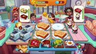 Cooking City Breakfast Bar Level 14-3 Stars