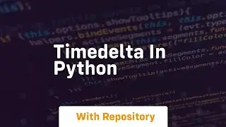 timedelta in python