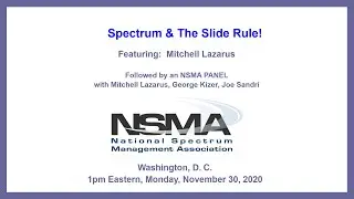 NSMA Webinar  - Slide Rules!