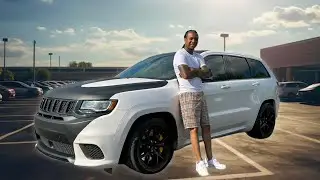 TAKING DELIVERY OF THIS INSANE HEAVILY MODDED CAMMED OUT JEEP TRACKHAWK 