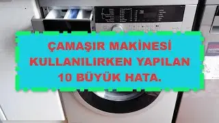 10 больших ошибок, допущенных при использовании стиральной машины