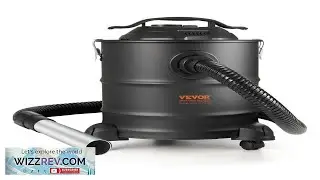 VEVOR Ash Vacuum Cleaner 5 Gallon with 1200W Powerful Suction Fireplace Vacuum