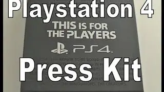 This Is For The Players Playstation 4 Press Kit Unboxing (PS4)