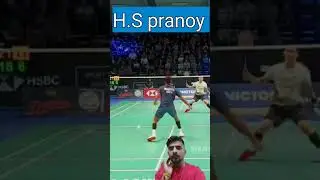 H.S pranoy craziest🤯💥 fastest defensive match  #viral #attack #badmintonsmash #goldmedal #asia2022