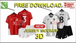 FREE DOWNLOAD mock up jersey 3d