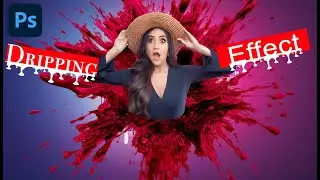 Dripping Effect - Photo Editing tutorial - Photoshop #PicsNedits #photoshop