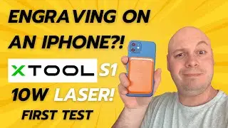 XTOOL S1 10W module - iPhone test