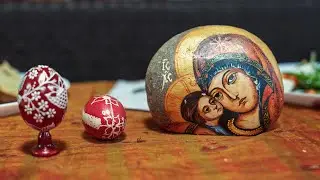 Easter - painted eggs and festive tables