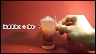 Explosive Cocktail Foam