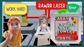 Rawrr LASER TOWER 🔥 Rekomendasi Tower Roblox Buat Pro Player⚡ ada CHECKPOINT ⚠️