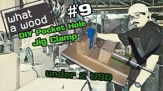 what a wood #9 Pocket hole jig clamp DIY under 2 USD