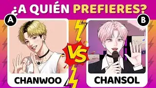 #2 ¡¿A quién prefieres?!🔥😱 VERSIÓN BOTTOMS MANHWAS BL🔥 PARTE 2 / Juegos de MANWHAS BL✨