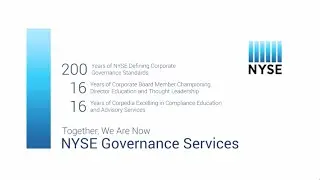 History of NYSE Governance Services