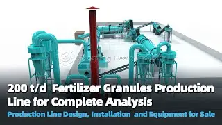 200 t/d Organic Fertilizer Granulation Production Line for Complete Analysis 🌱 | Machinery for Sale