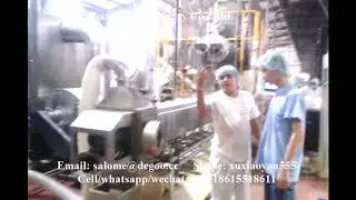 Breakfast cereal froot loops snack food maker twin screw extruded fruit rings production plant