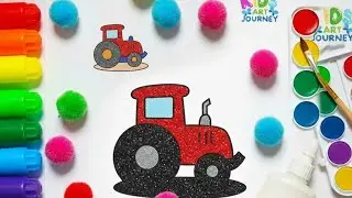 How To Draw Tractor 🚜| Step By Step| Drawing| Tractor #car #howtodraw #tutorial #trending #art 