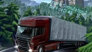 Играю в Euro Truck Simulator 2 за рулем Logitech G27, первая поездка