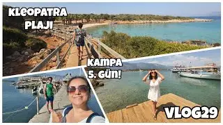 TÜRKİYE'DEKİ CENNET: KLEOPATRA PLAJI! KAMP YERİ BULMA | VLOG #29 #vlog
