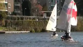 Merlins Sailing on the Thames on Sunday 25th November at Tamesis Club
