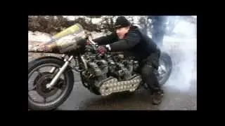 Brooklyn Choppers garage Rick`s Twin Engine Dragbike