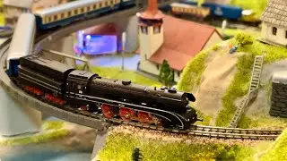 3 Trains Cortina SOUND DIESEL & STEAM - Signals (Echelle Z scale)