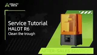 Service Tutorial HALOT R6 Clean the trough