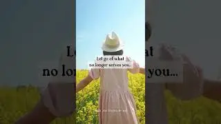 Let go of your past Inspirational Quote