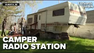 Tiny camper radio station WUWU makes big waves in Michigan community