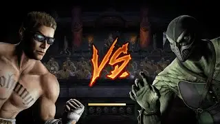 #mk9  johnny cage vs Reptile 
