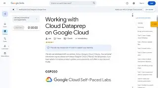 Working with Cloud Dataprep on Google Cloud GSP050