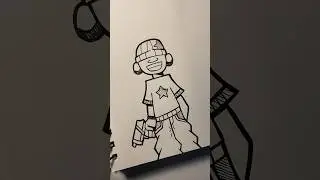 Simple character drawing #shorts #sketch
