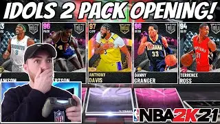 GALAXY OPAL ANTHONY DAVIS PACK OPENING - SO MANY GEM PULLS! (NBA 2K21 MyTEAM)