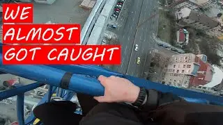 100m CRANE CLIMB for SUNRISE | Sofia, Bulgaria